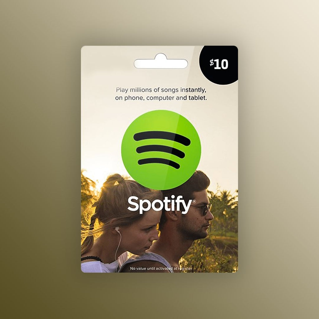 Spotify Gift Card 10 USD - Spotify Key - UNITED STATES