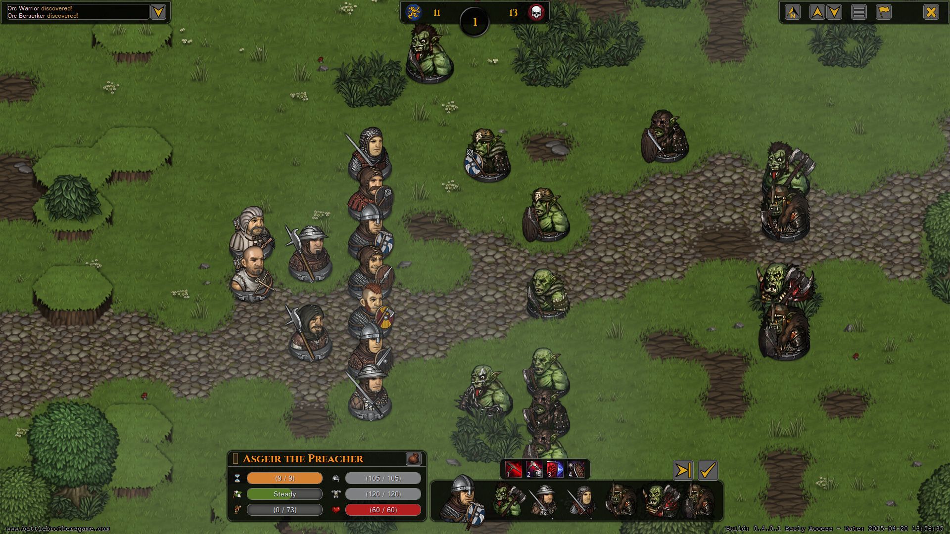 Battle Brothers Steam Key GLOBAL