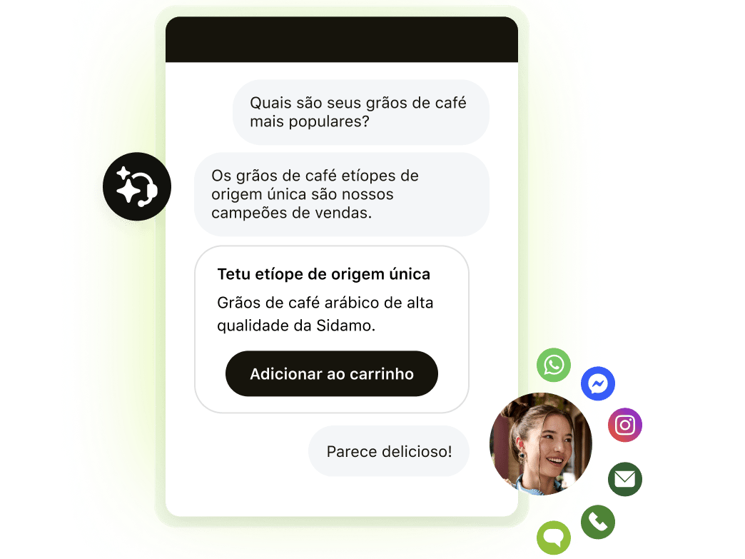 Atendimento inteligente que simplifica o trabalho da sua equipe